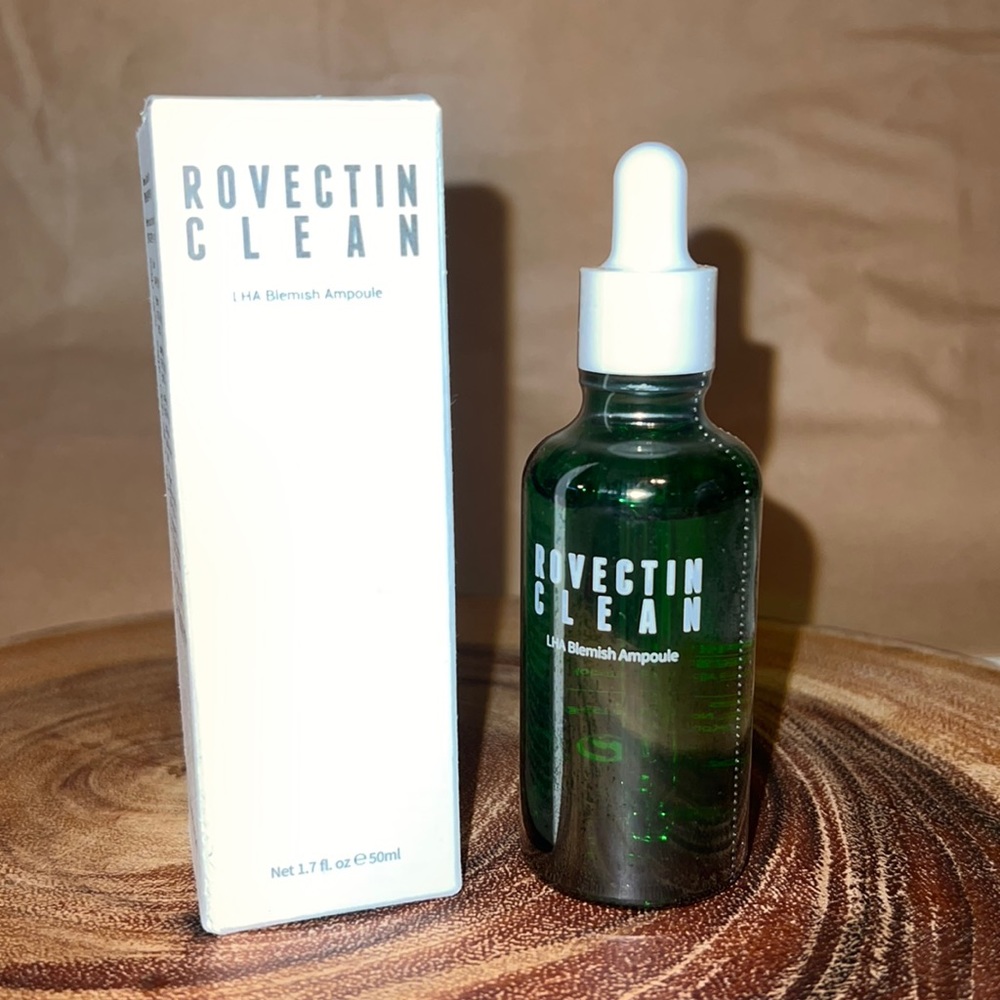 Rovectin Clean LHA Blemish Ampoule Serum, Korean Skincare Beauty